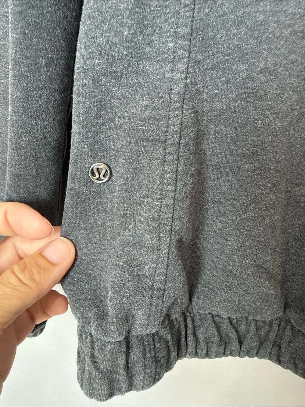 Lululemon After‎ All Pullover in Heathered Black,